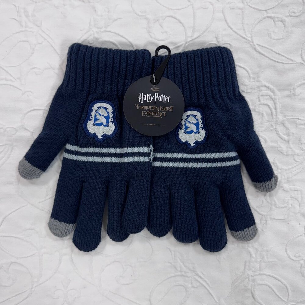 Harry Potter Ravenclaw Wizarding World Navy Gloves NWT